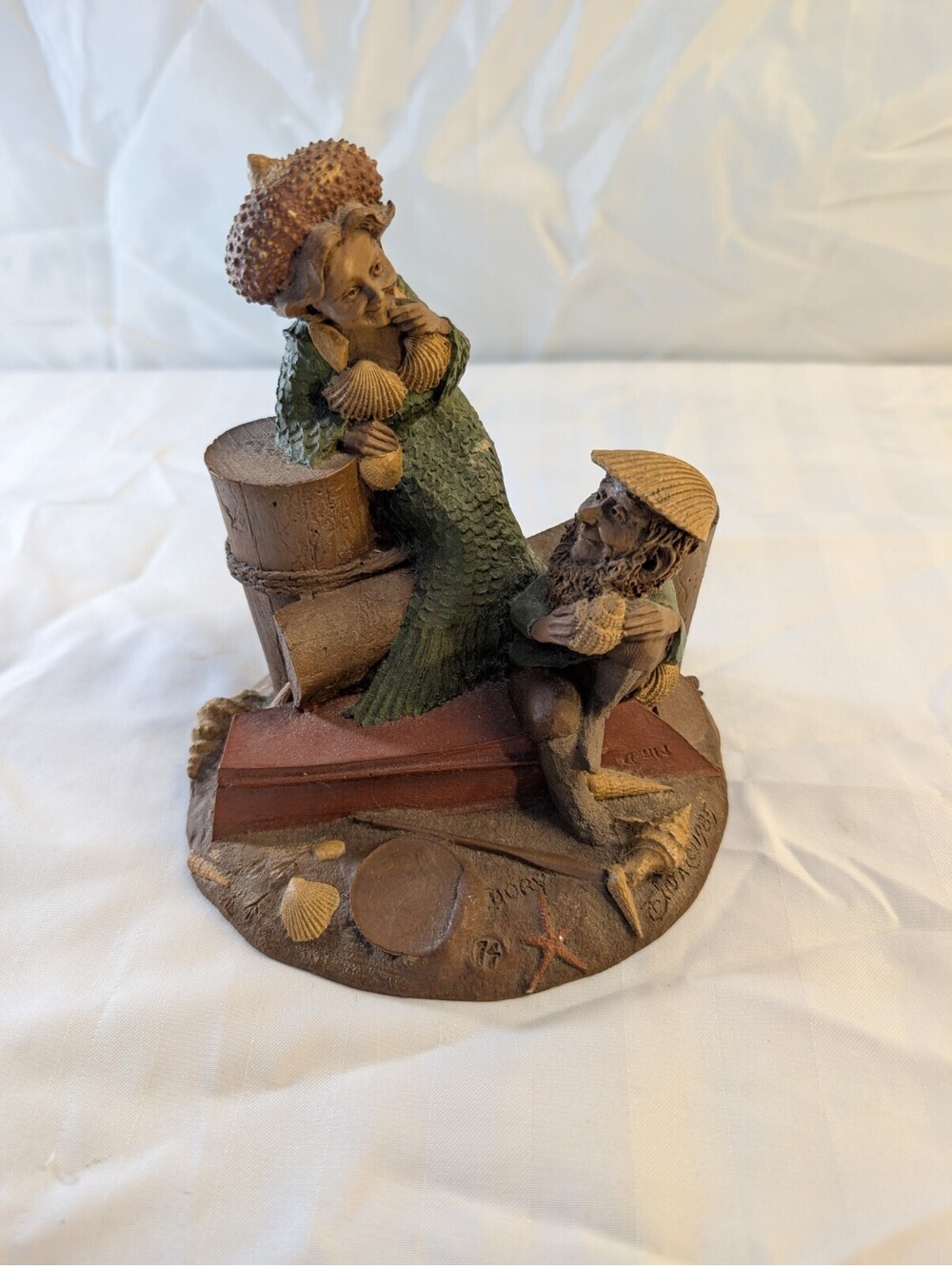 Vintage 1985 Tom Clark 'Toby' Coastal Gnome Resin Sculpture by Cairn Studio